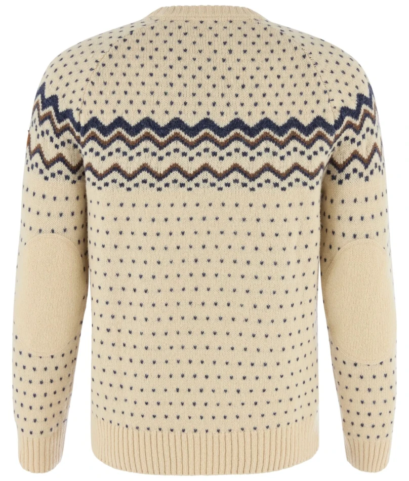 Fjallraven Ovik Knit Sweater M, kolor: 191-560 - Light Beige / Navy