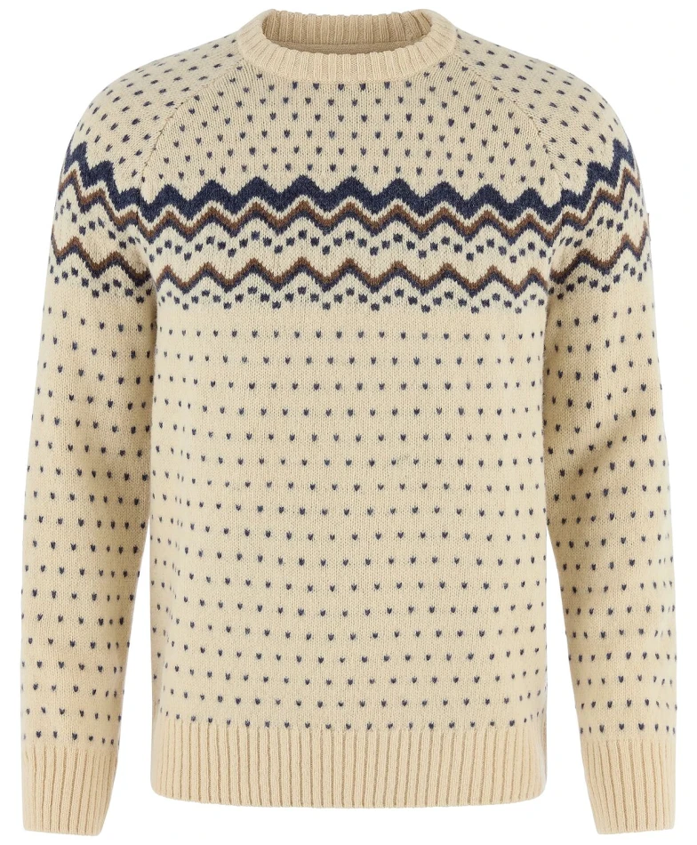 Fjallraven Ovik Knit Sweater M, kolor: 191-560 - Light Beige / Navy