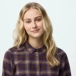 Ovik Classic Flannel Shirt W | 294-425 Black Oak/Dark Violet