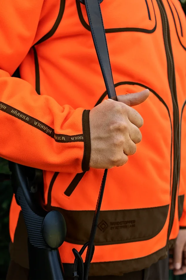 Kamko Blaze rev. Fleece Jacket, kolor: Orange blaze / Willow green
