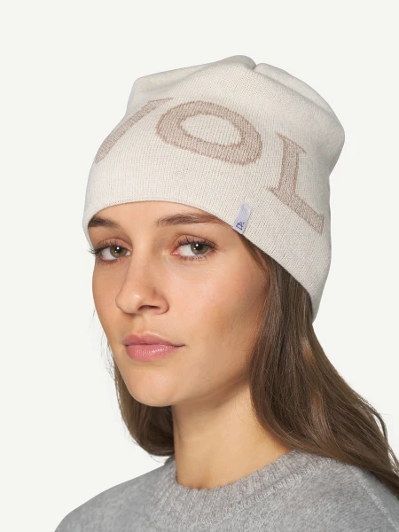 Everyday Logo Wool Beanie, kolor: 000A -Offwhite