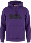 Fjallraven Logo Hoodie, kolor: 425 - Dark Violet