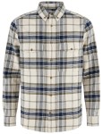 Ovik Twill Shirt, kolor: 115-555-Chalk White-Dark Navy