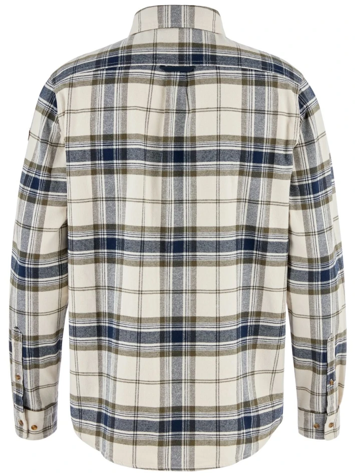 Ovik Twill Shirt, kolor: 115-555-Chalk White-Dark Navy