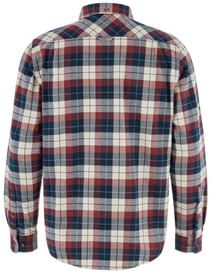 Singi Heavy Flannel Shirt, kolor: 555-352-Dark Navy/Maroon