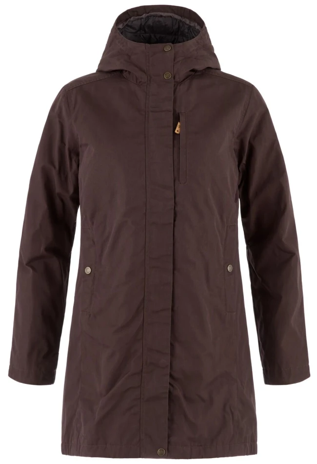 Kiruna Padded Parka W, kolor: 294 Black Oak