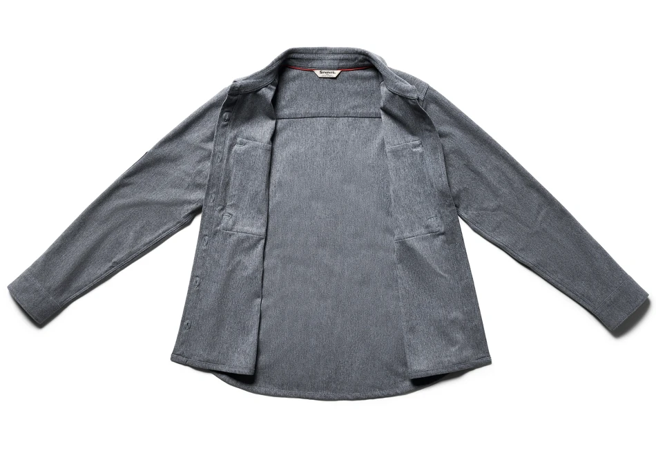 Wms Guide Knit LS Shirt, kolor: 083 - Steel Heather