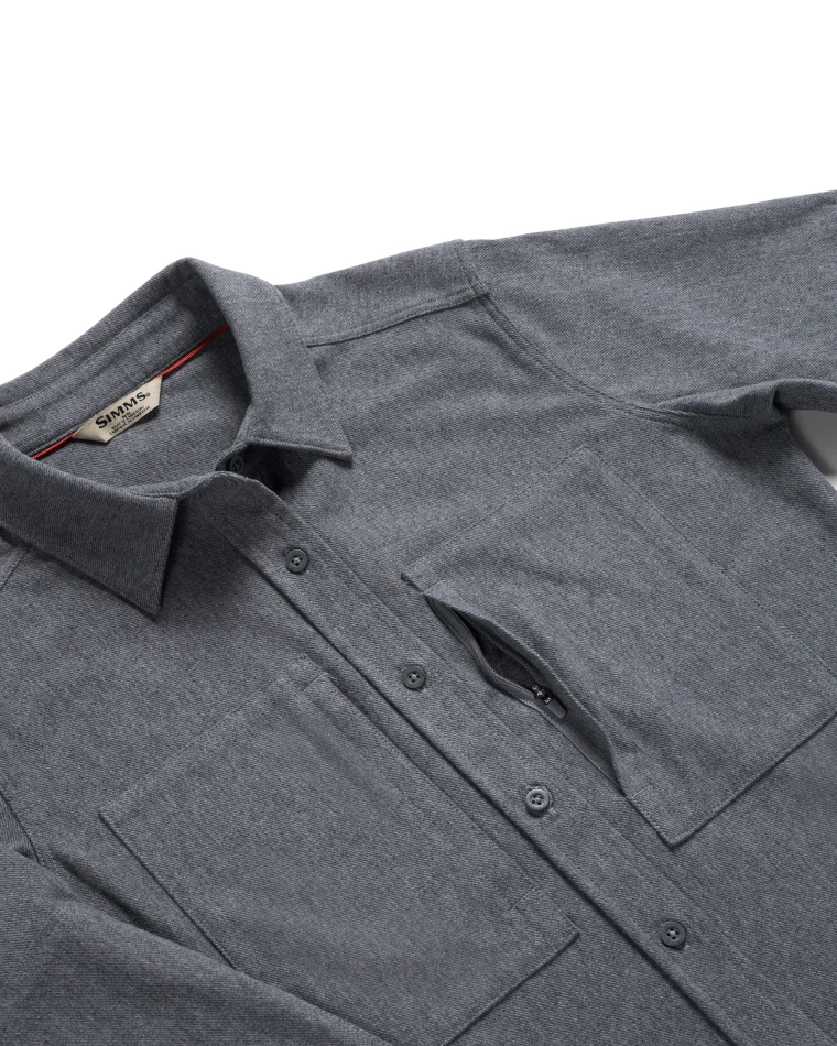 Wms Guide Knit LS Shirt, kolor: 083 - Steel Heather