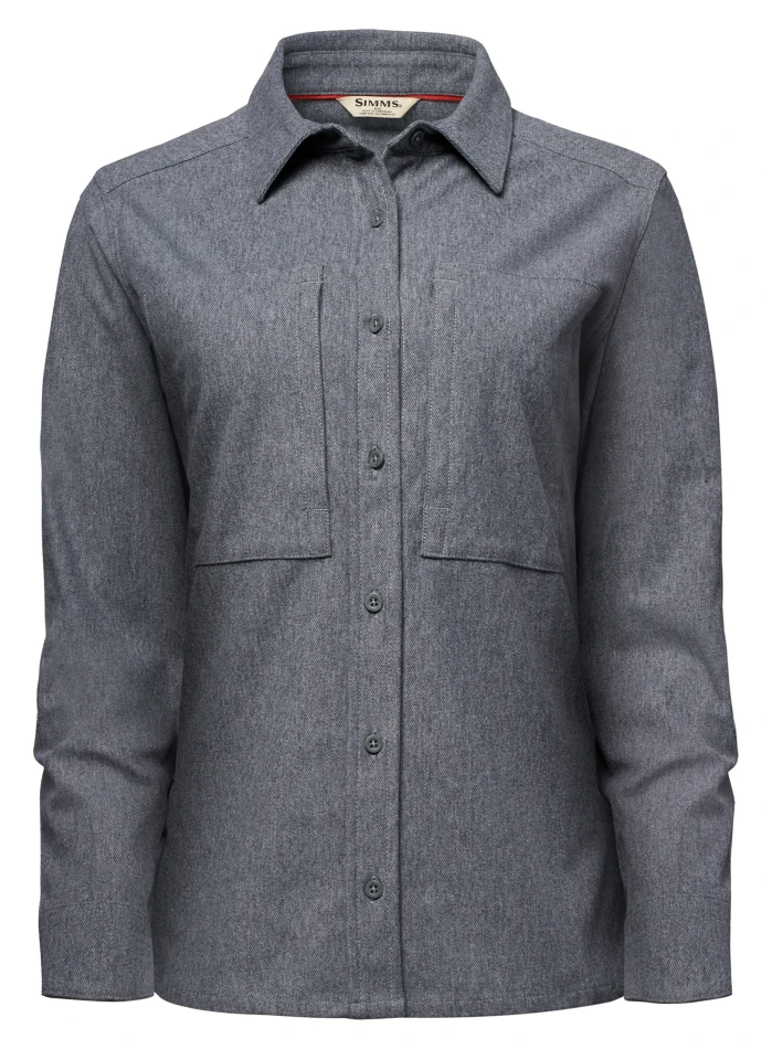 Wms Guide Knit LS Shirt, kolor: 083 - Steel Heather
