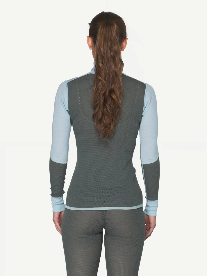 Devold Wool Mesh 190 Zip Neck WMN, kolor: 233B - Dawn / Castlerock