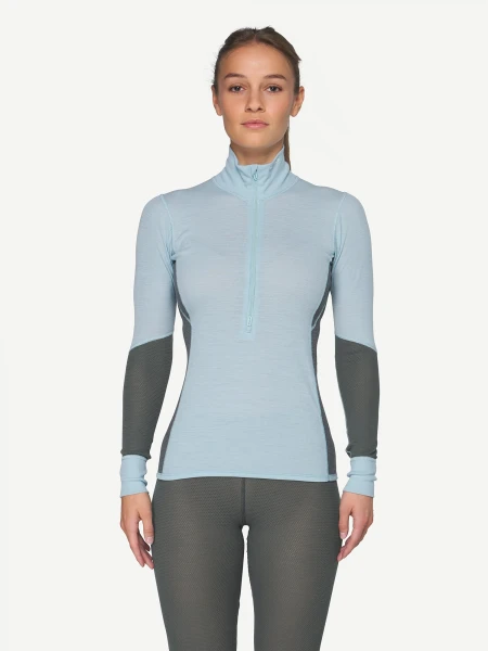 Devold Wool Mesh 190 Zip Neck WMN, kolor: 233B - Dawn/Castlerock
