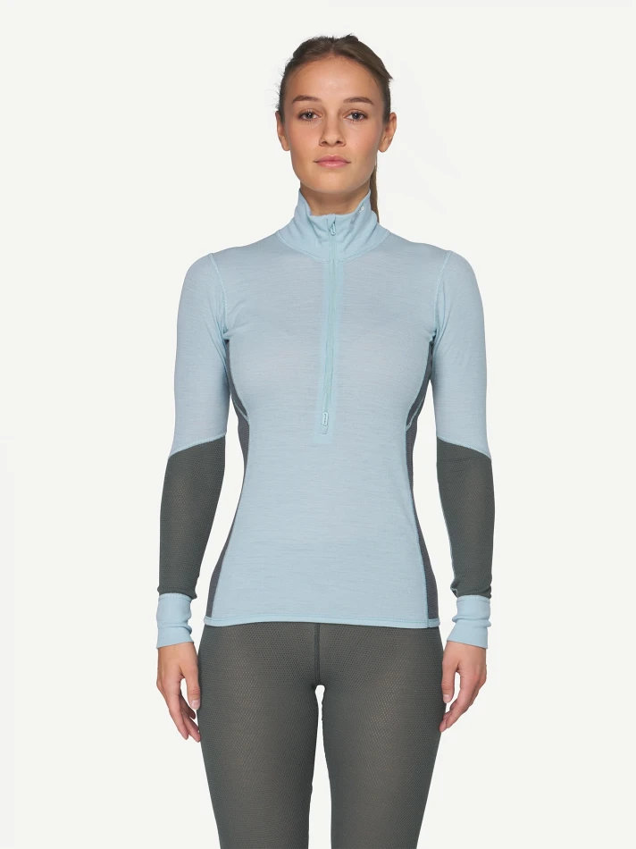 Devold Wool Mesh 190 Zip Neck WMN, kolor: 233B - Dawn/Castlerock