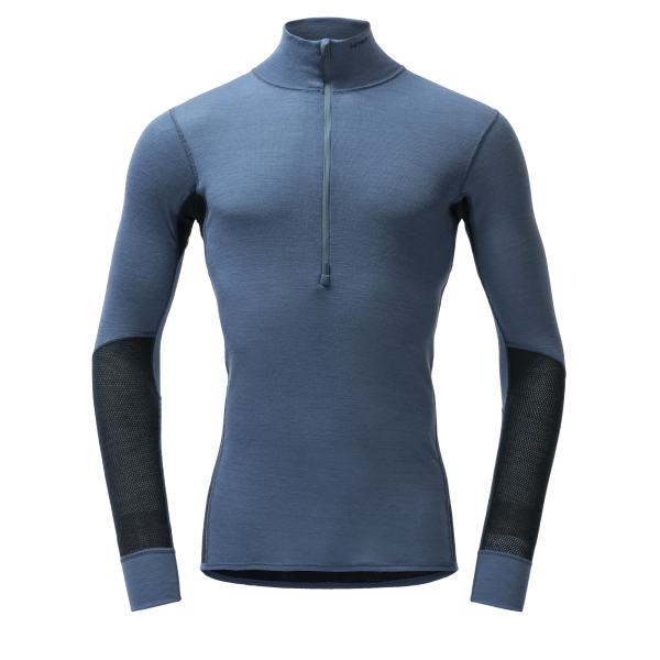 Devold Wool Mesh 190 Zip Neck Man - 445B Berry/Ink