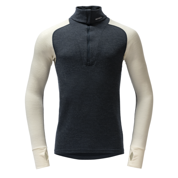 Devold Expedition Merino Silk Zip Man - 284C Ink/Offwhite