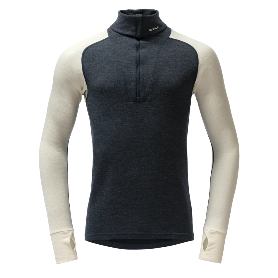 Devold Expedition Merino Silk Zip Man - 284C Ink/Offwhite
