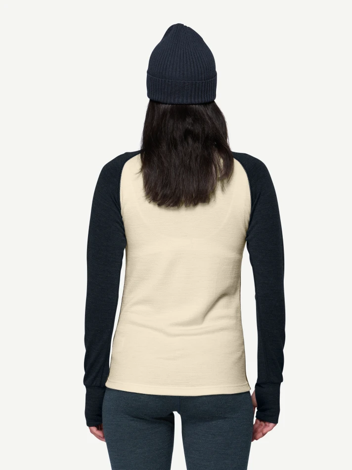 Devold Expedition Merino Silk Zip Woman - 284C Ink/Offwhite