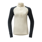Devold Expedition Merino Silk Zip Woman - 284C Ink/Offwhite