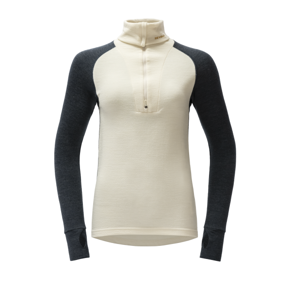Devold Expedition Merino Silk Zip Woman - 284C Ink/Offwhite
