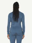 Devold Duo Active Merino 205 Z. Neck WMN, kolor: Berry - prezentacja na modelce - tył