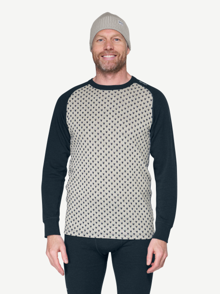 Devold Signature Merino 230 Shirt Man - Ink/Offwhite