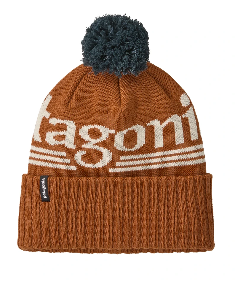Powder Town Beanie, kolor: HLCI - Hut Tripper Logo: Cinnamon Brown