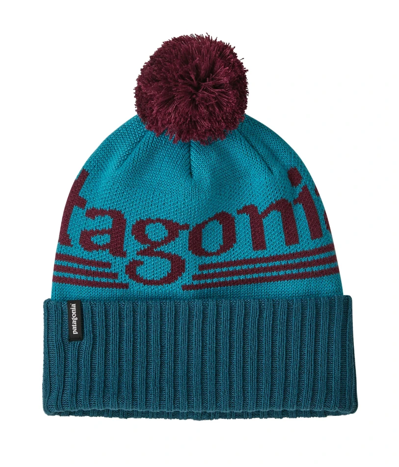 Powder Town Beanie, kolor: HLMA - Hut Tripper Logo: Mako Blue