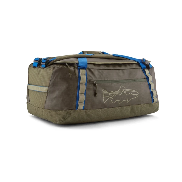 Black Hole Matte Duffel 55L, kolor: BGFT -Basin Green w/ Fitz Trout