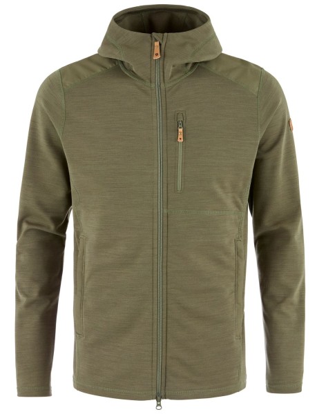 Fjallraven Keb Fleece Hoodie, kolor: 625 Laurel Green