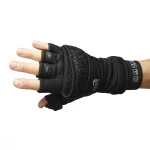 Weatherproof Half Finger Mitten, kolor: Black