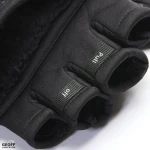 Weatherproof Half Finger Mitten, kolor: Black