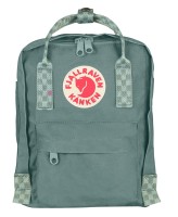 Fjallraven Kanken Mini, kolor: 664/904 - Frost Green Chess Patern.