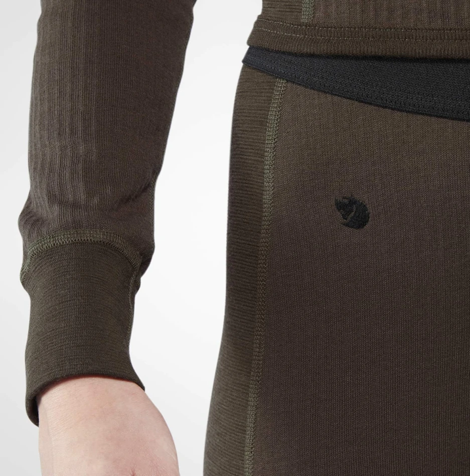 Fjallraven Varmland Woolterry Long Johns W, kolor: 633 - Dark Olive