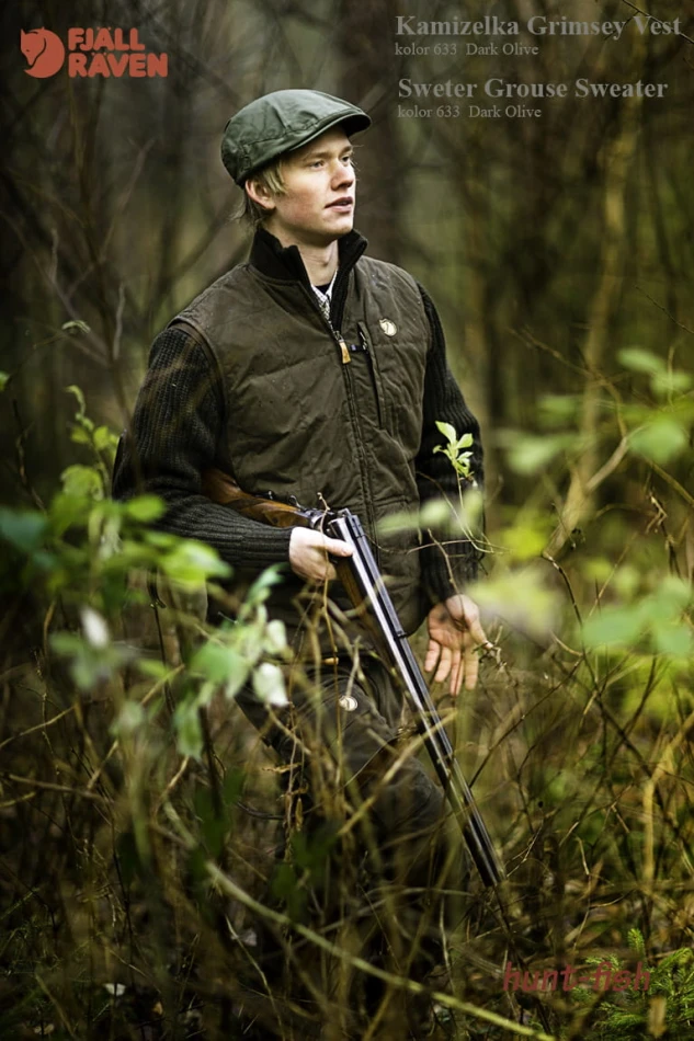 Grimsey Vest, kolor: 633 - Dark Olive