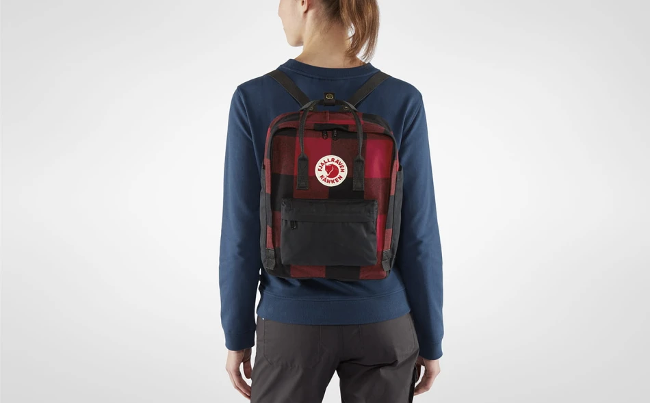 Kanken Re-Wool, kolor: 320-550 - Red/Black