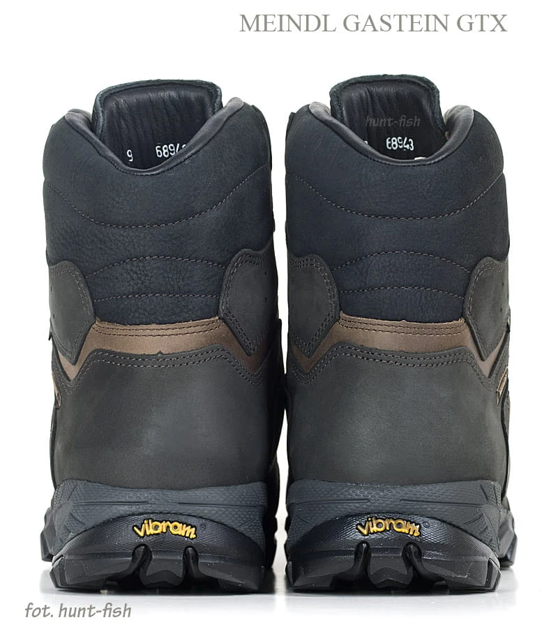 Gastein GTX Meindl, kolor:  12 - Black - prezentacja modelu widok: tył butów