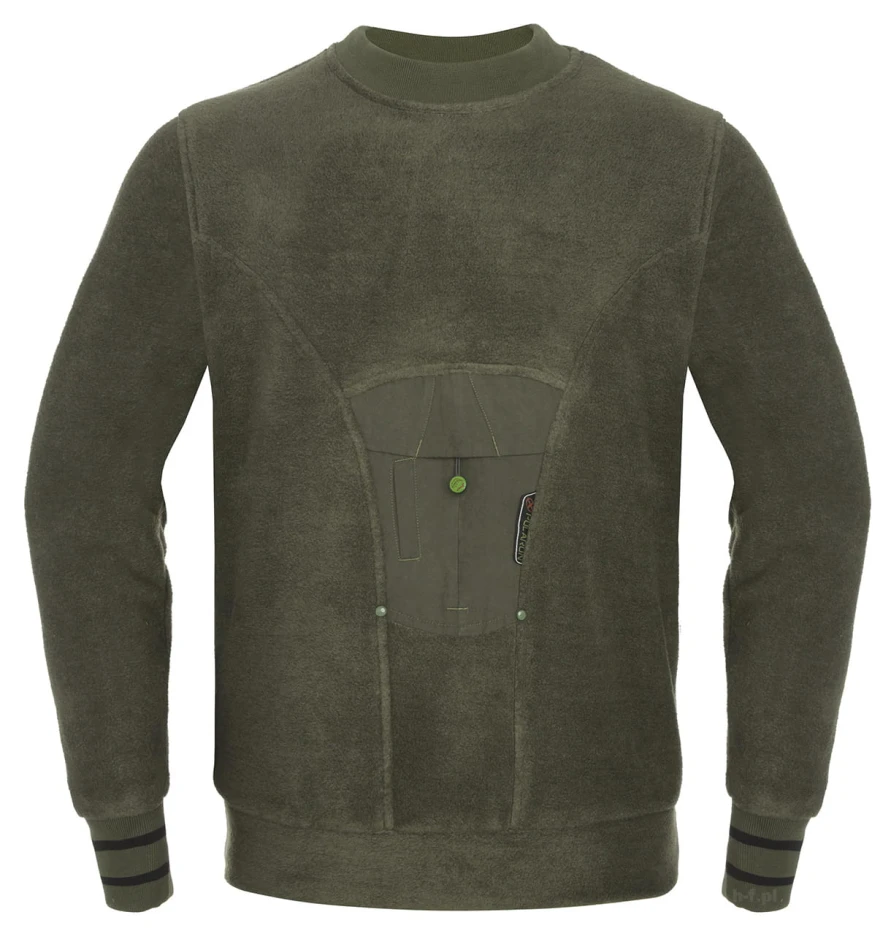 sweter terenowy Graff model: 816-S-P, kolor: oliwka