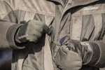 Rusky Silent Gloves + Rusky Silent Mittels Set, kolor 391-Peat
