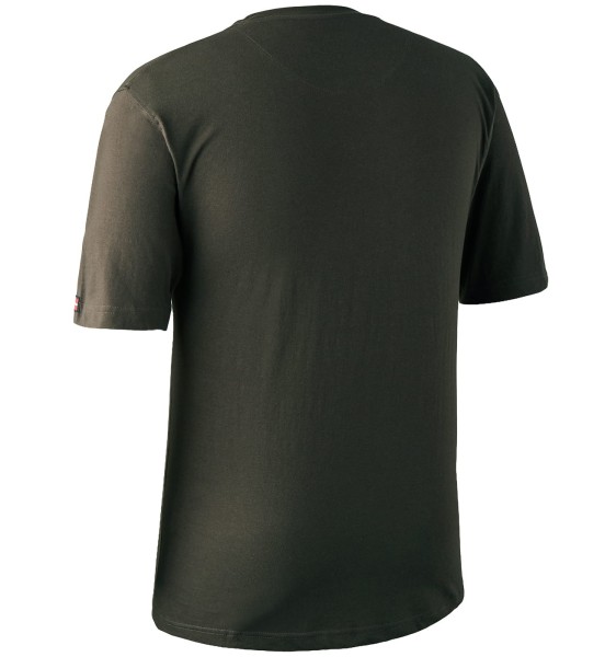 Logo T-shirt s/s, kolor: 378-Bark Green