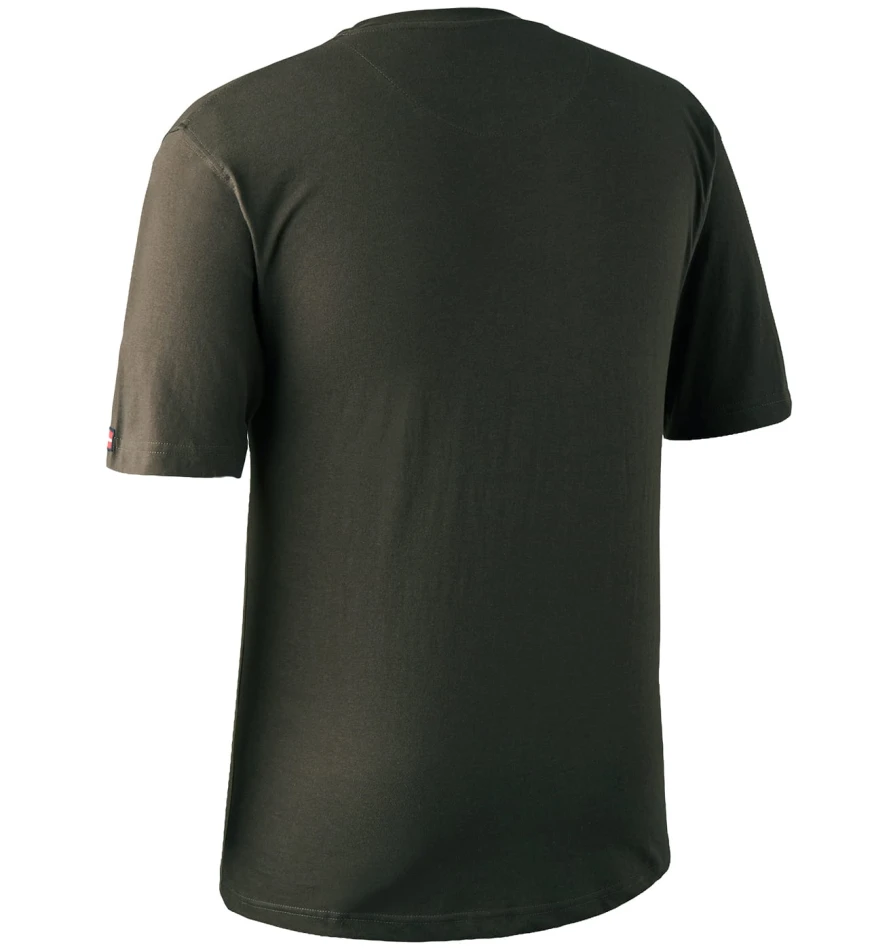 Logo T-shirt s/s, kolor: 378-Bark Green