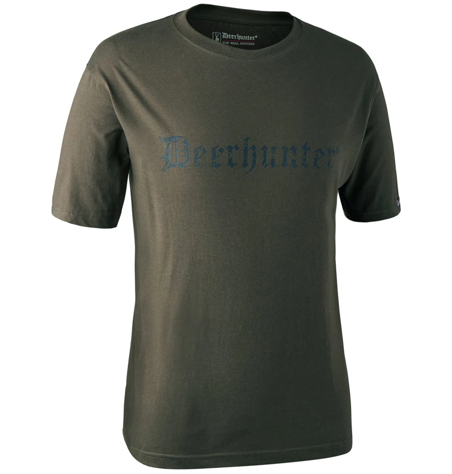 Logo T-Shirt S/S, kolor: 378: - Bark Green