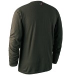 Logo T-Shirt Long Sleeve, kolor: 378-Bark Green