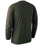Logo T-Shirt Long Sleeve, kolor: 378-Bark Green