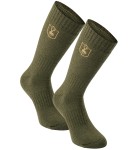 2-Pack Wool Socks - Short, kolor: 360-Green Leaf
