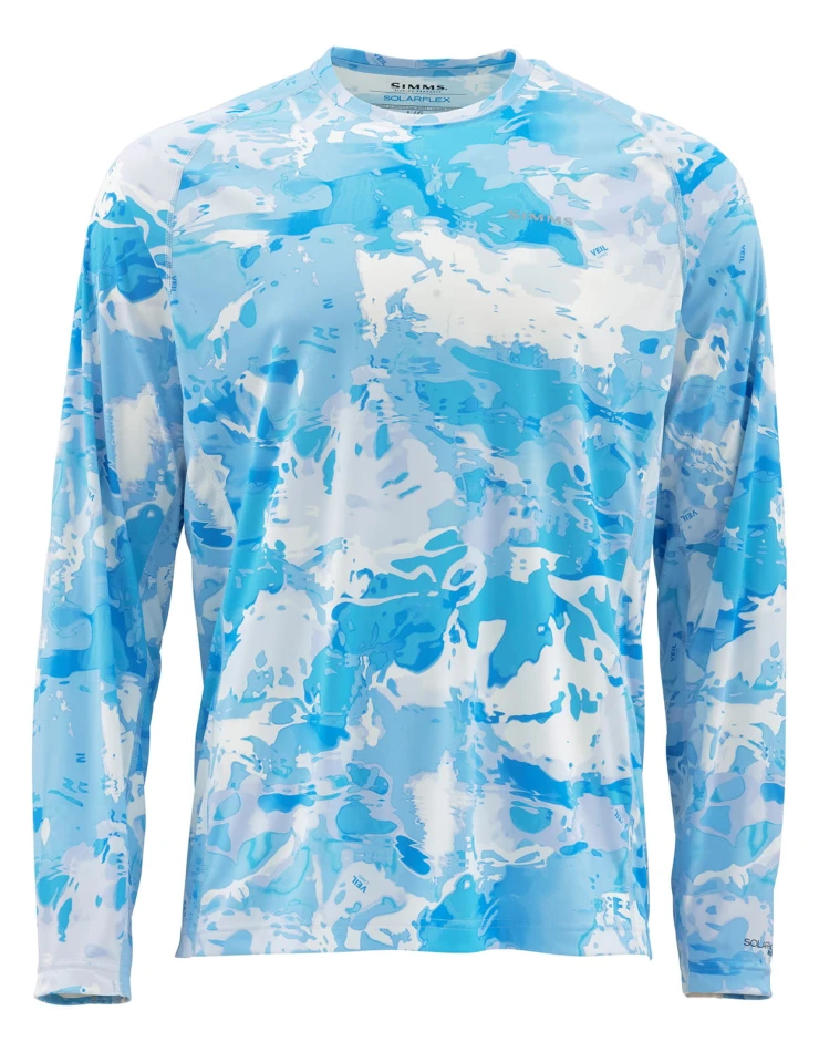 Solarflex Crewneck Prints, kolor: 940 - Cloud Camo Blue