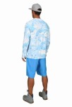 Solarflex Crewneck Prints, kolor: 940 - Cloud Camo Blue