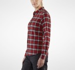 Fjallraven Ovik Flannel Shirt LS W, kolor: 325-Deep Red