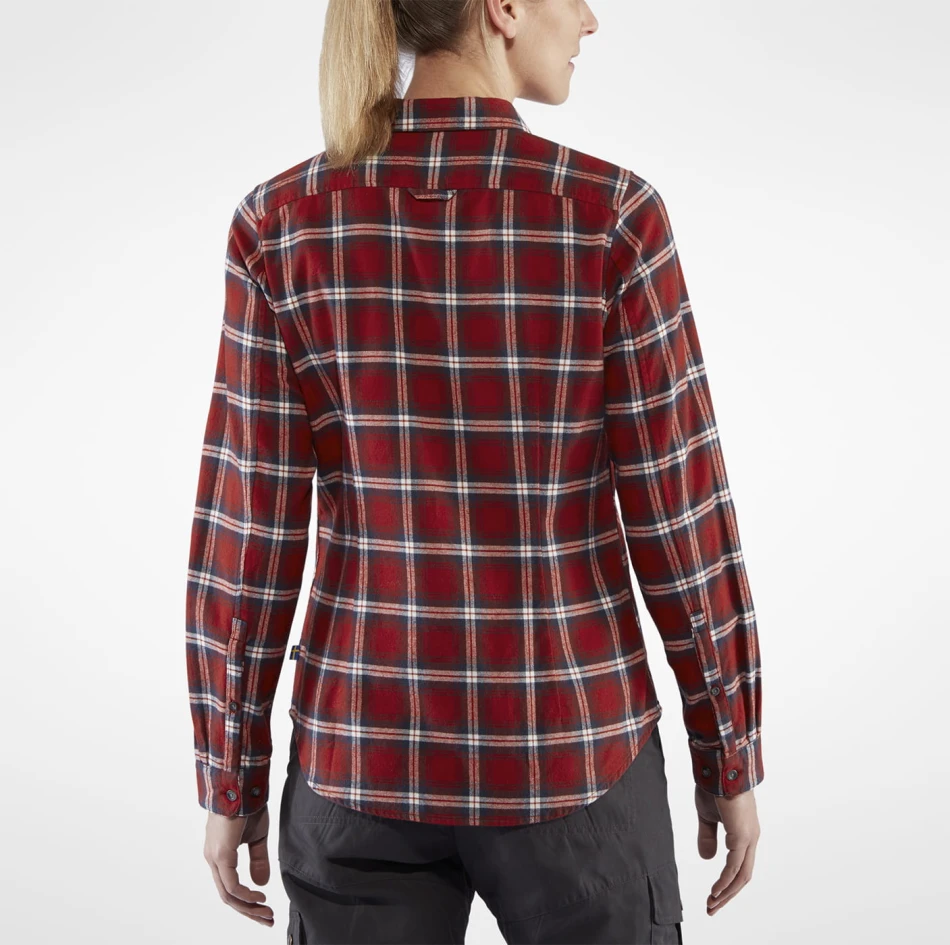 Ovik Flannel Shirt LS W, kolor: 325 - Deep Red