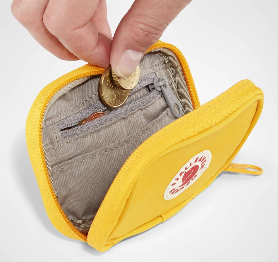 Kanken Art Card Wallet, kolor: 141-Warm Yellow
