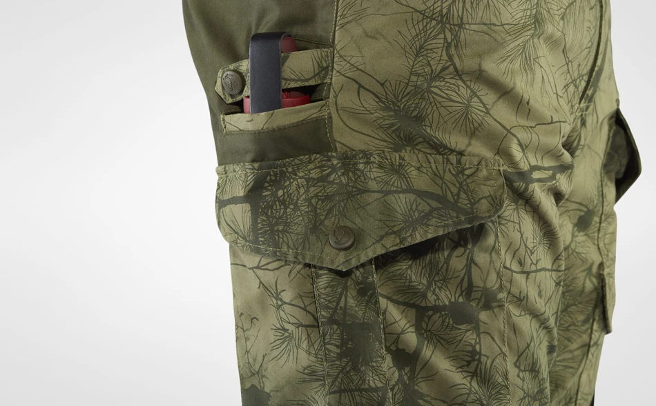 Barents Pro Hunting Trousers M, kolor: 626-662 Green Camo-Deep Forest