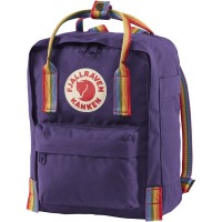 Kanken Rainbow Mini, kolor: 580-907 - Purple/Rainbow Pattern